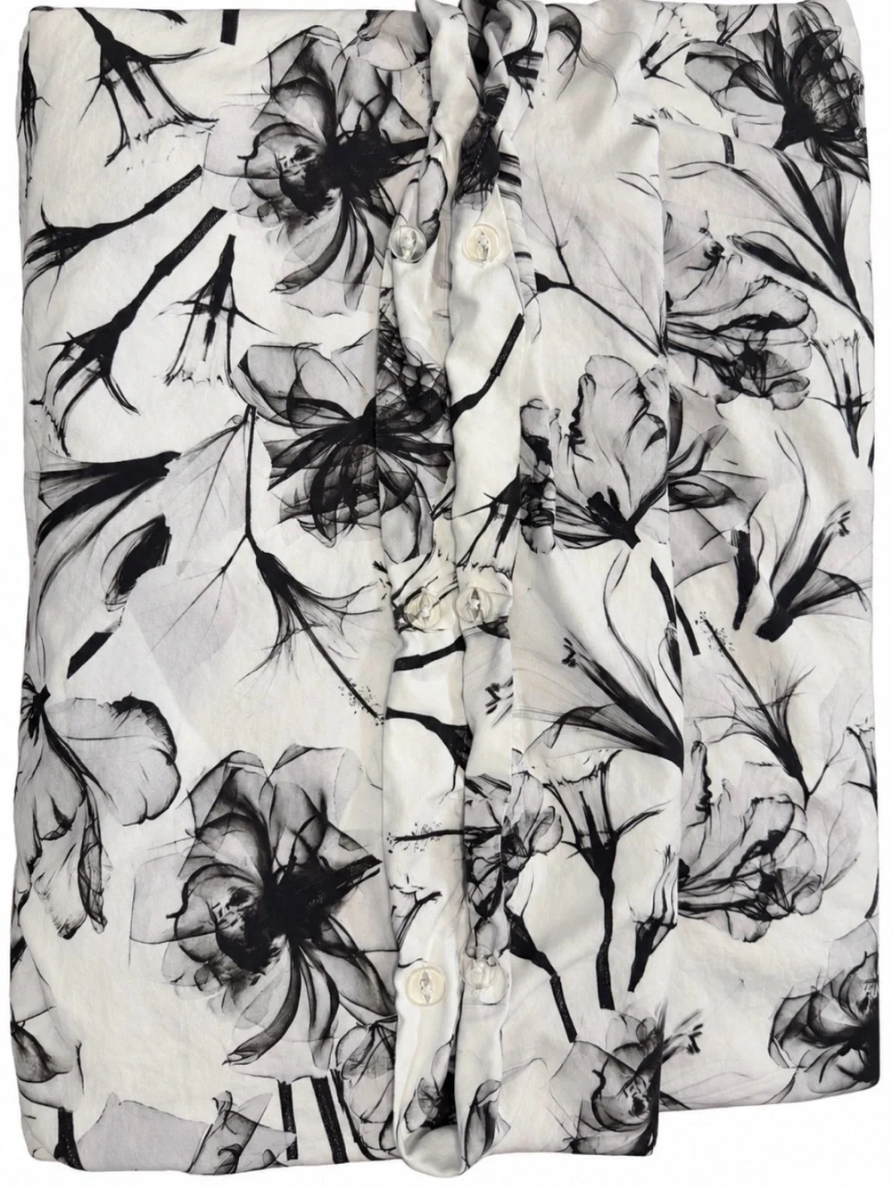 Monique Lhuillier x Pottery Barn Teen Shadow Floral Twin Duvet Cover